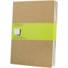 Блокнот MOLESKINE Cahier Journal Large, клетка, бежевый (3 шт.) QP417