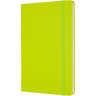 Блокнот MOLESKINE CLASSIC LARGE нелинованный, лаймовый QP062C2