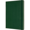 Блокнот MOLESKINE Classic XLarge, нелинованный, зелёный QP092K15